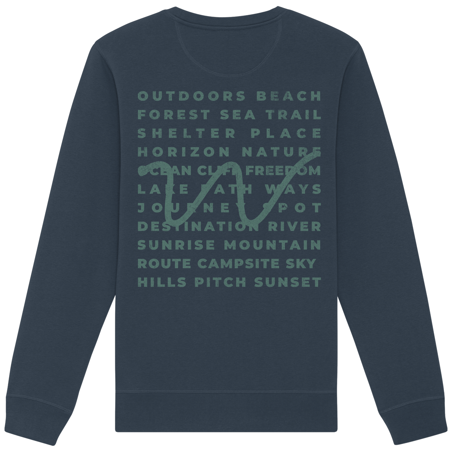 Camping Word-Square - Unisex Bio Basic Sweatshirt
