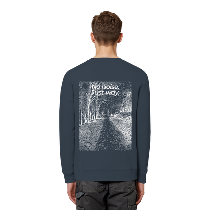 Waldweg - No noise. Just way. - Unisex Bio Basic Sweatshirt