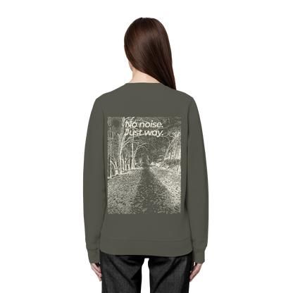 Waldweg - No noise. Just way. - Unisex Bio Basic Sweatshirt