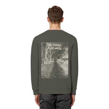 Waldweg - No noise. Just way. - Unisex Bio Basic Sweatshirt