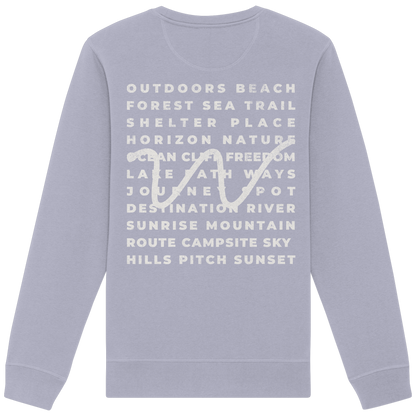 Camping Word-Square - Unisex Bio Basic Sweatshirt
