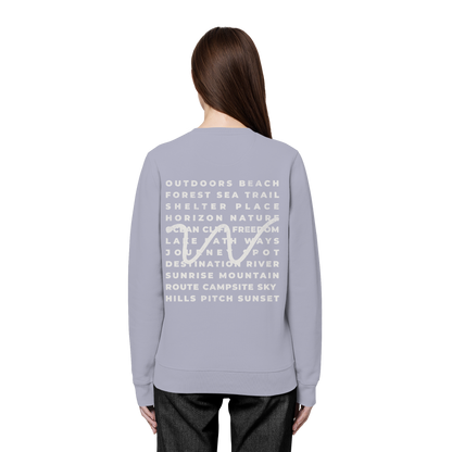 Camping Word-Square - Unisex Bio Basic Sweatshirt