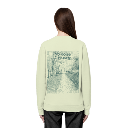 Waldweg - No noise. Just way. - Unisex Bio Basic Sweatshirt