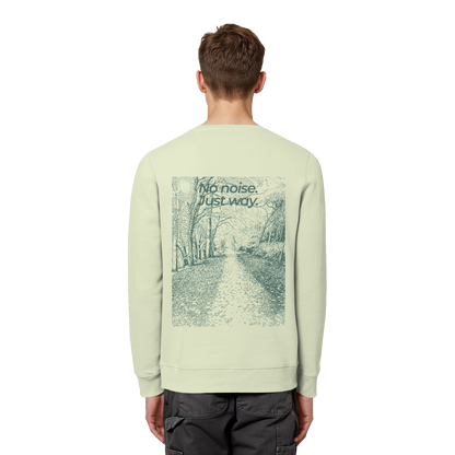 Waldweg - No noise. Just way. - Unisex Bio Basic Sweatshirt