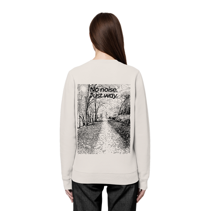 Waldweg - No noise. Just way. - Unisex Bio Basic Sweatshirt