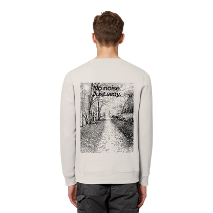 Waldweg - No noise. Just way. - Unisex Bio Basic Sweatshirt
