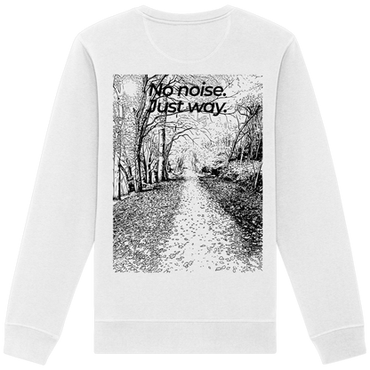 Waldweg - No noise. Just way. - Unisex Bio Basic Sweatshirt