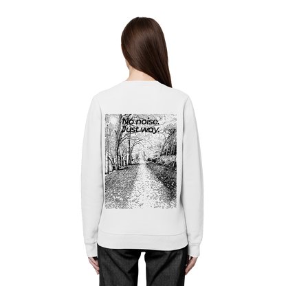 Waldweg - No noise. Just way. - Unisex Bio Basic Sweatshirt