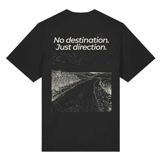 Weg durch die Dünen - No destination. Just direction. - Bio Heavy Shirt