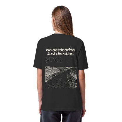 Weg durch die Dünen - No destination. Just direction. - Bio Heavy Shirt