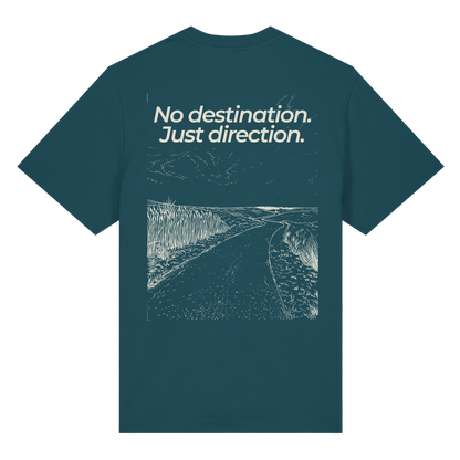 Weg durch die Dünen - No destination. Just direction. - Bio Heavy Shirt