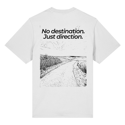 Weg durch die Dünen - No destination. Just direction. - Bio Heavy Shirt