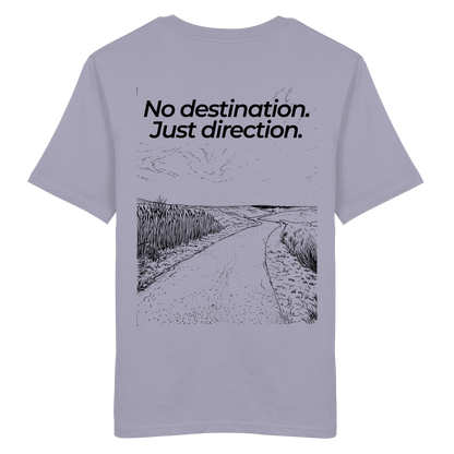 Weg durch die Dünen - No destination. Just direction. - Unisex Bio T-Shirt
