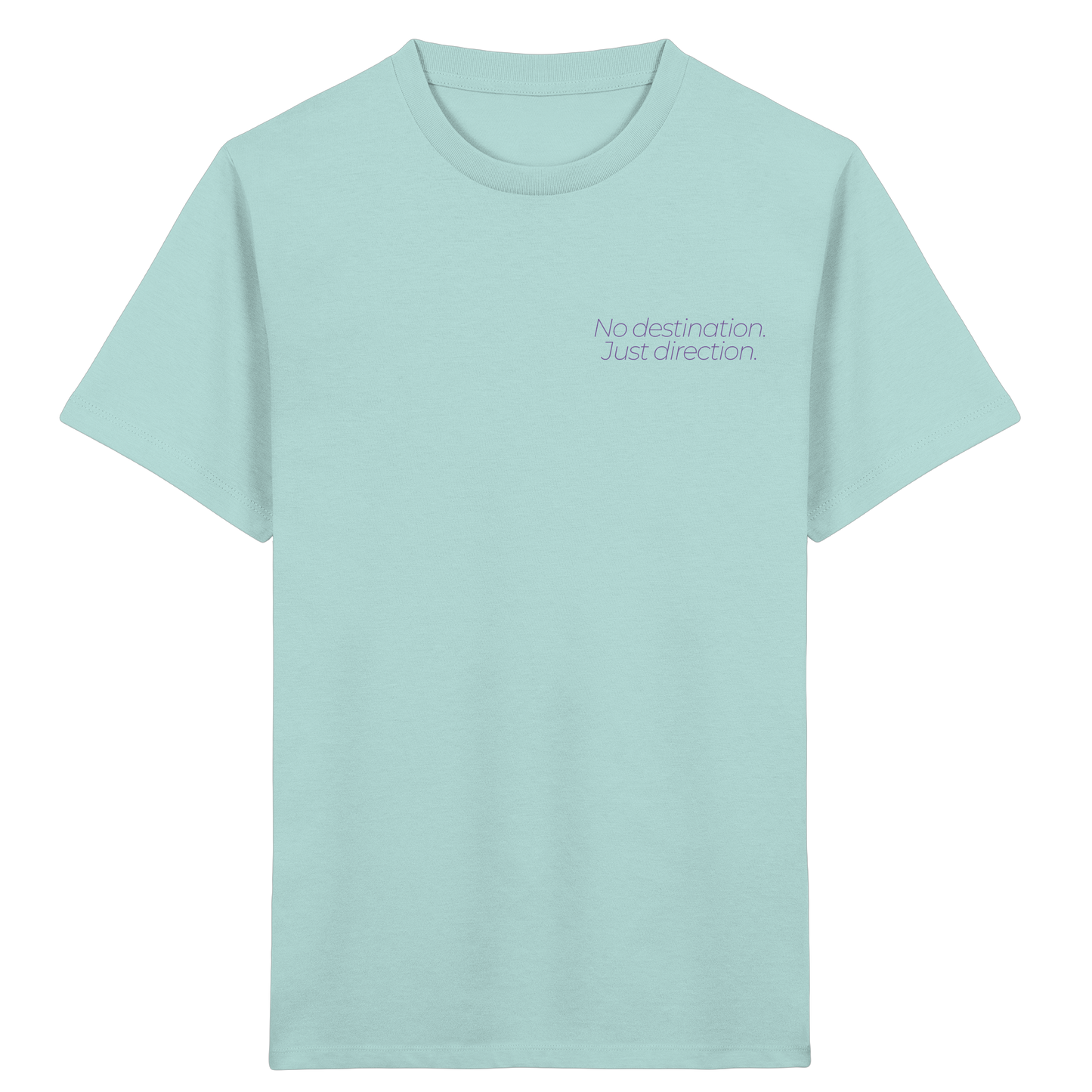 No destination. Just direction. - Kids Bio T-Shirt