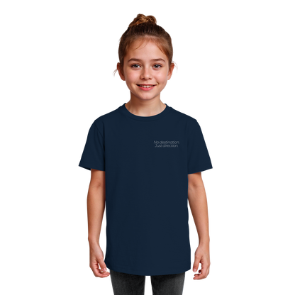 No destination. Just direction. - Kids Bio T-Shirt