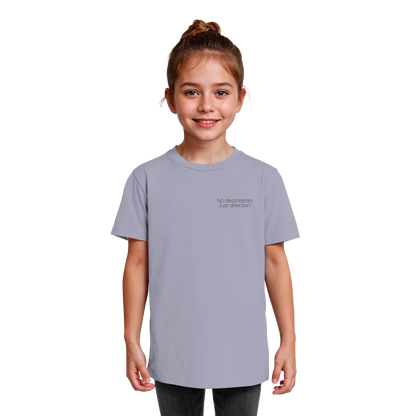 No destination. Just direction. - Kids Bio T-Shirt