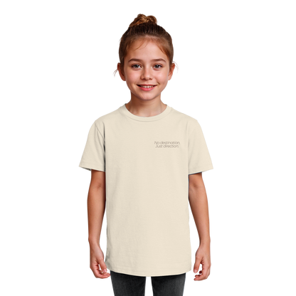 No destination. Just direction. - Kids Bio T-Shirt
