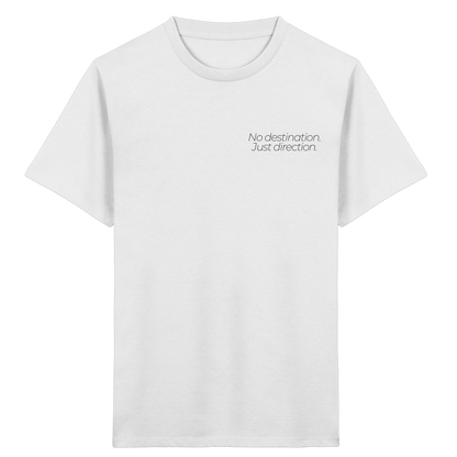 No destination. Just direction. - Kids Bio T-Shirt