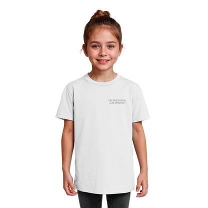 No destination. Just direction. - Kids Bio T-Shirt