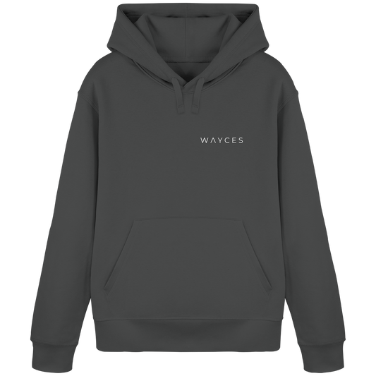 (somewhere) ways become places - Unisex Bio Basic Hoodie