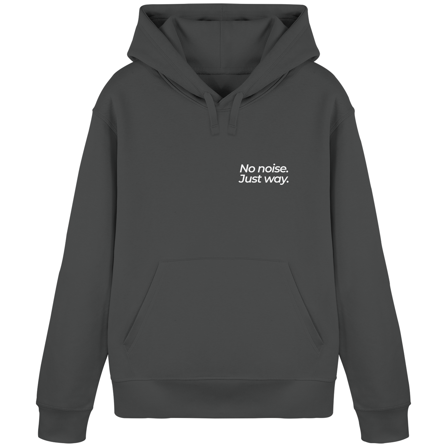 Waldweg - No noise. Just way. - Unisex Bio Basic Hoodie