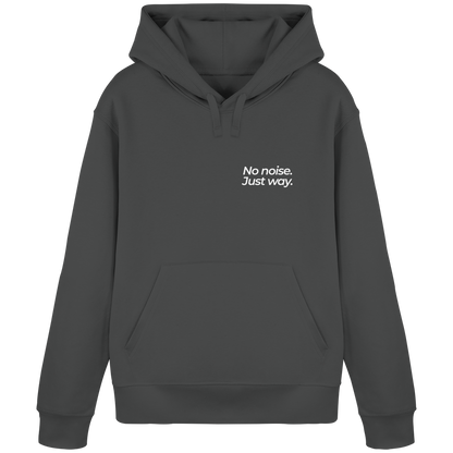Waldweg - No noise. Just way. - Unisex Bio Basic Hoodie