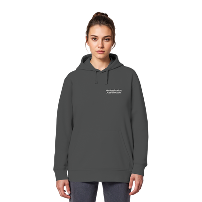 Weg durch die Dünen - No destination. Just direction. - Unisex Bio Basic Hoodie