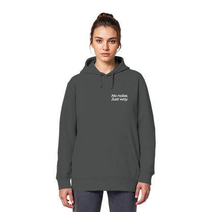 Waldweg - No noise. Just way. - Unisex Bio Basic Hoodie