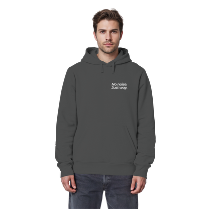 Waldweg - No noise. Just way. - Unisex Bio Basic Hoodie