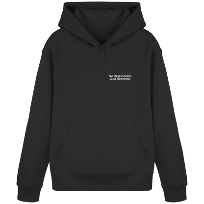 Weg durch die Dünen - No destination. Just direction. - Unisex Bio Basic Hoodie