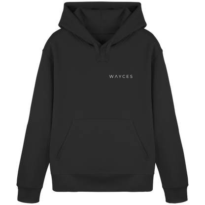 (somewhere) ways become places - Unisex Bio Basic Hoodie