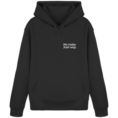 Waldweg - No noise. Just way. - Unisex Bio Basic Hoodie