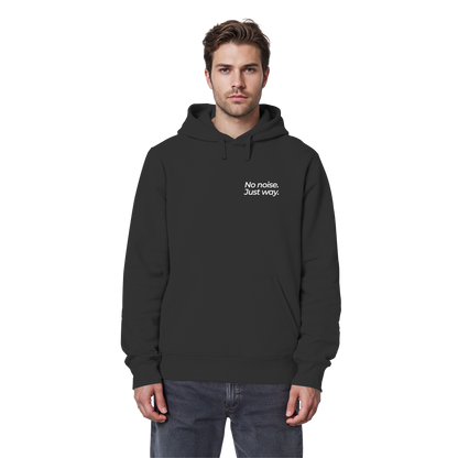 Waldweg - No noise. Just way. - Unisex Bio Basic Hoodie