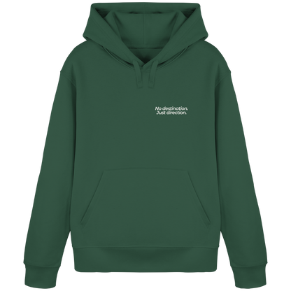 Weg durch die Dünen - No destination. Just direction. - Unisex Bio Basic Hoodie