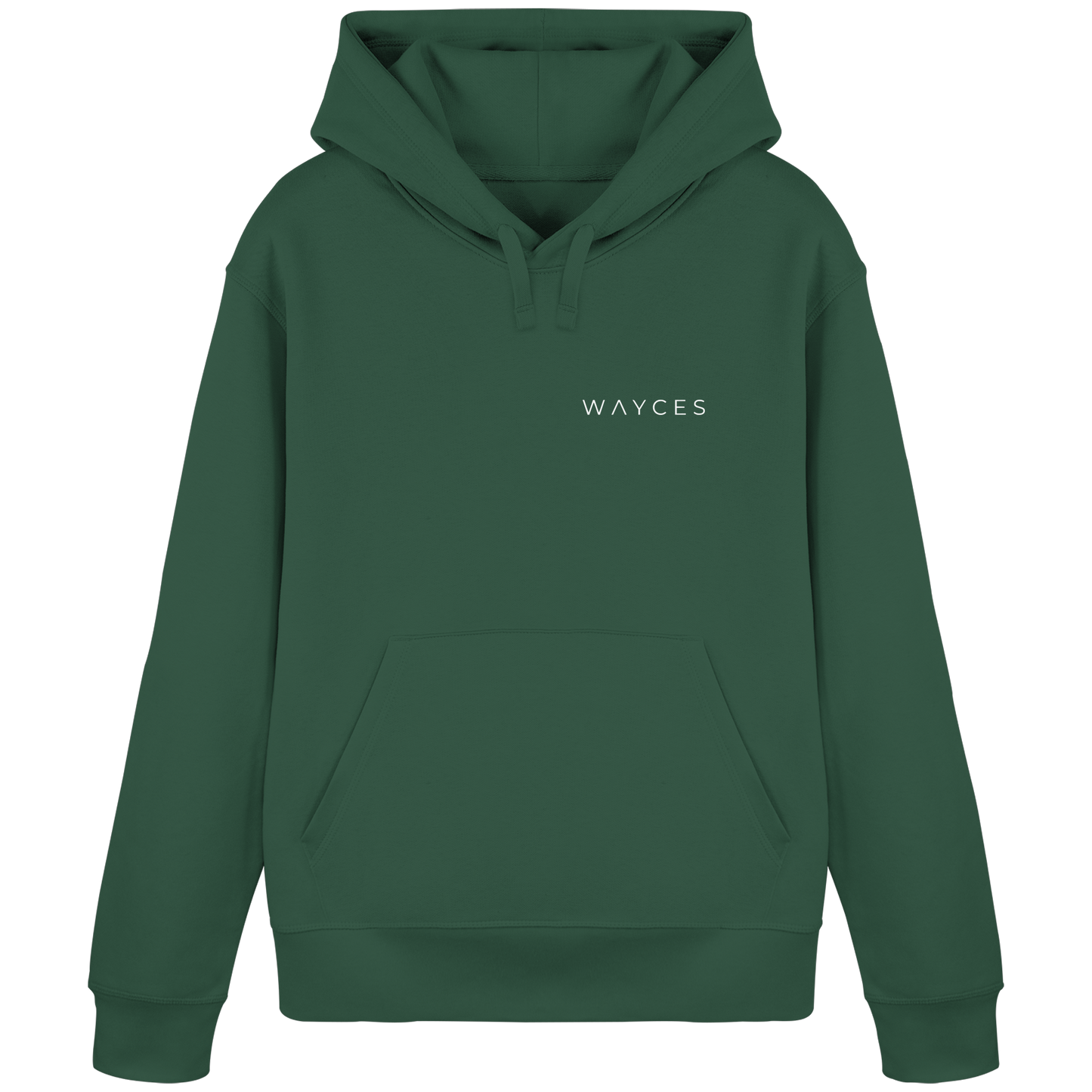 (somewhere) ways become places - Unisex Bio Basic Hoodie