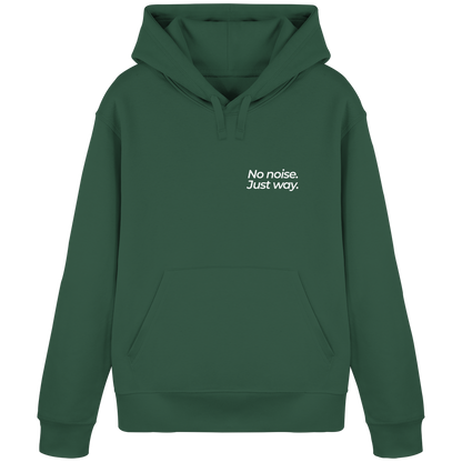 Waldweg - No noise. Just way. - Unisex Bio Basic Hoodie