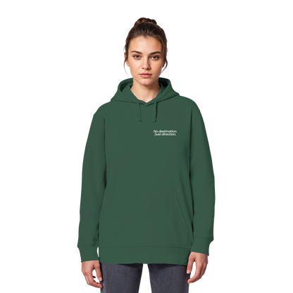 Weg durch die Dünen - No destination. Just direction. - Unisex Bio Basic Hoodie