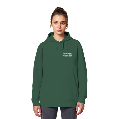 Waldweg - No noise. Just way. - Unisex Bio Basic Hoodie
