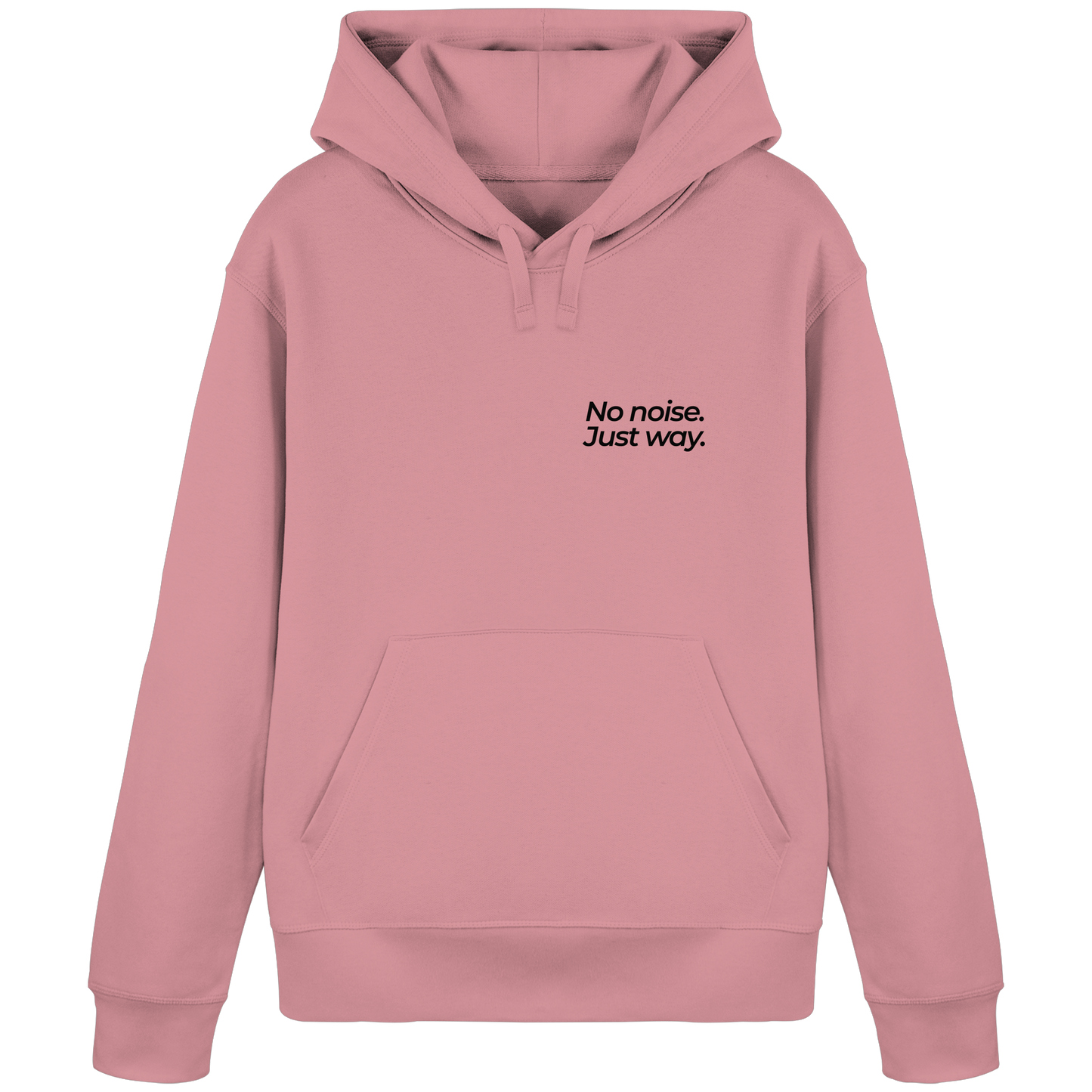 Waldweg - No noise. Just way. - Unisex Bio Basic Hoodie