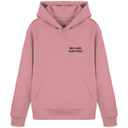Grüne Wiese - No rush. Just now. - Unisex Bio Basic Hoodie