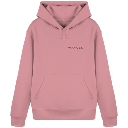 (somewhere) ways become places - Unisex Bio Basic Hoodie