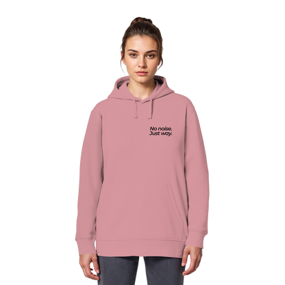 Waldweg - No noise. Just way. - Unisex Bio Basic Hoodie