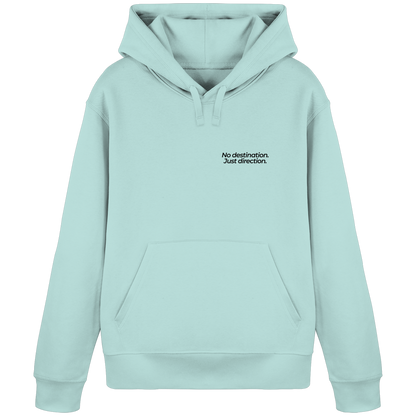 Weg durch die Dünen - No destination. Just direction. - Unisex Bio Basic Hoodie
