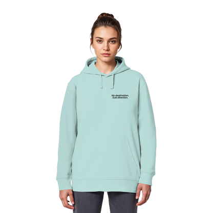Weg durch die Dünen - No destination. Just direction. - Unisex Bio Basic Hoodie