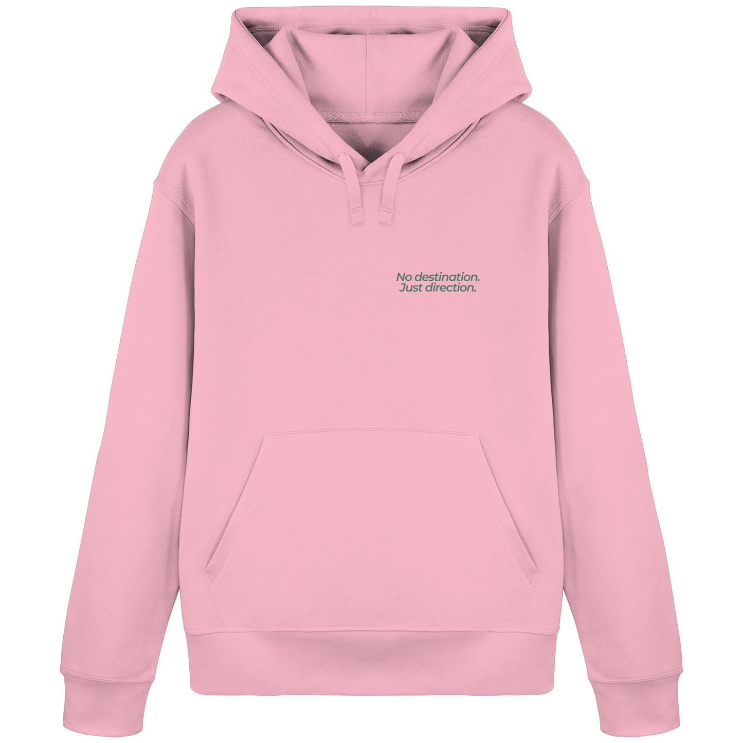 Weg durch die Dünen - No destination. Just direction. - Unisex Bio Basic Hoodie