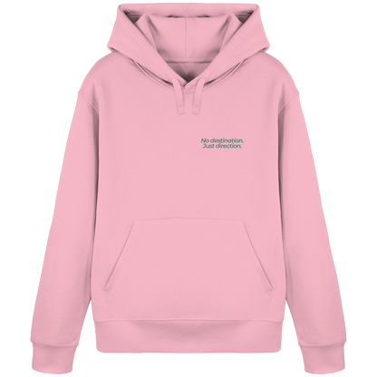 Weg durch die Dünen - No destination. Just direction. - Unisex Bio Basic Hoodie