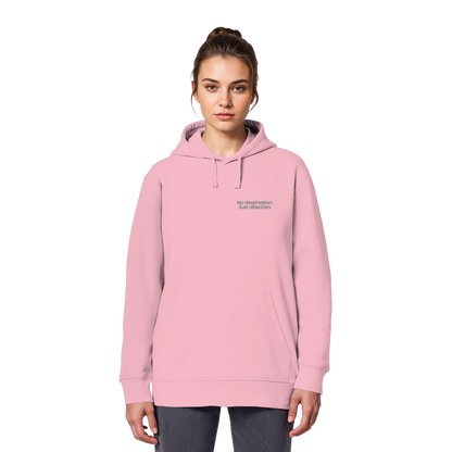 Weg durch die Dünen - No destination. Just direction. - Unisex Bio Basic Hoodie