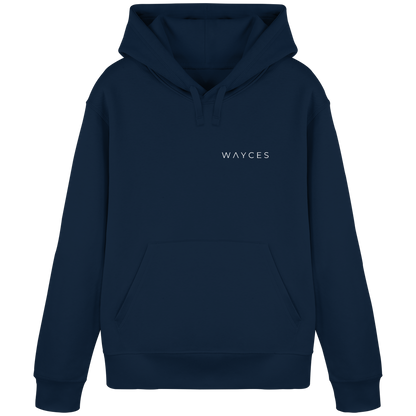 (somewhere) ways become places - Unisex Bio Basic Hoodie