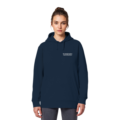 Weg durch die Dünen - No destination. Just direction. - Unisex Bio Basic Hoodie