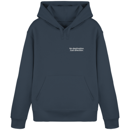 Weg durch die Dünen - No destination. Just direction. - Unisex Bio Basic Hoodie